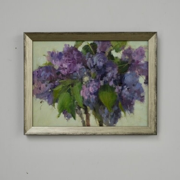 Shirley Claire Williams Les Lilas painting