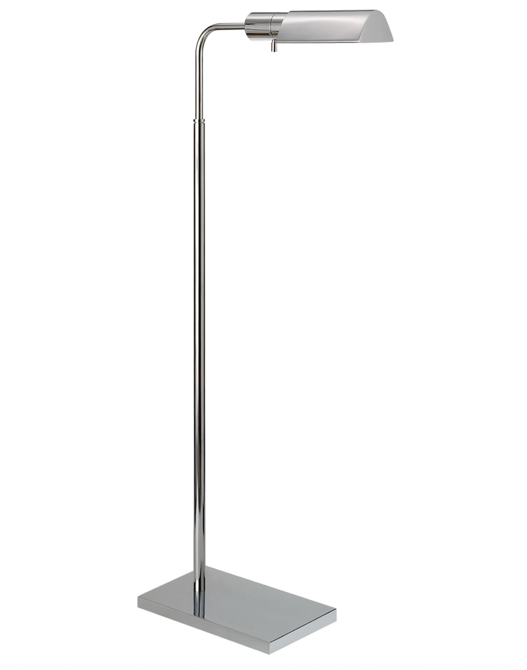 Studio Adjustable Floor Lamp Polished Nickel CLEARANCE
