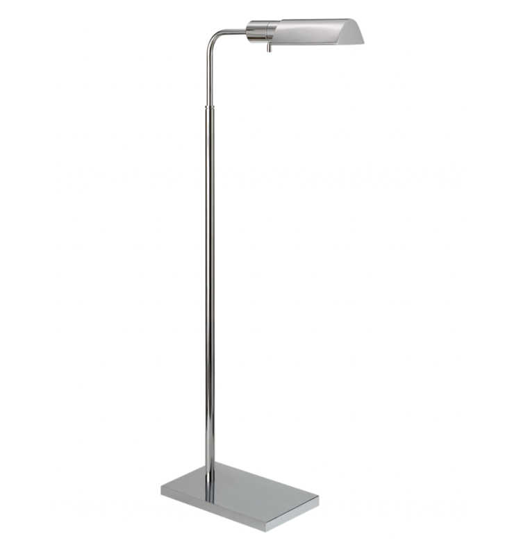 Studio Adjustable Floor Lamp Polished Nickel CLEARANCE