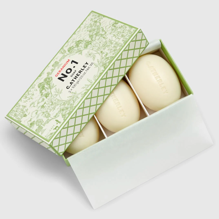 C. Atherley Soap Trio Trellis Pattern (3 x 100g)