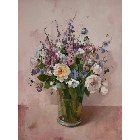 Shirley Claire Williams 'Ooh, I’m Blushing!' painting