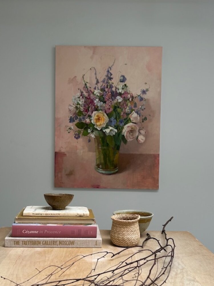 Shirley Claire Williams 'Ooh, I’m Blushing!' painting