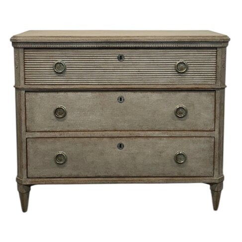 Antique Antique Gustavian Chest of Drawers (arriving early 2026)