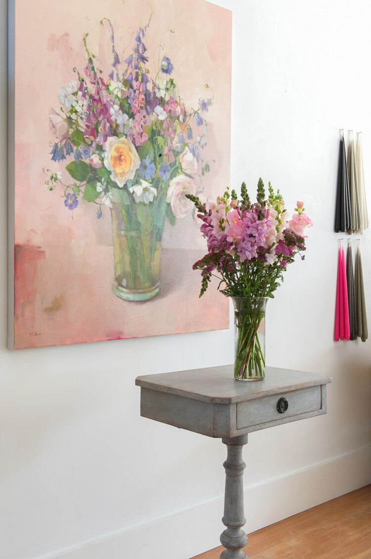 Shirley Claire Williams 'Ooh, I’m Blushing!' painting