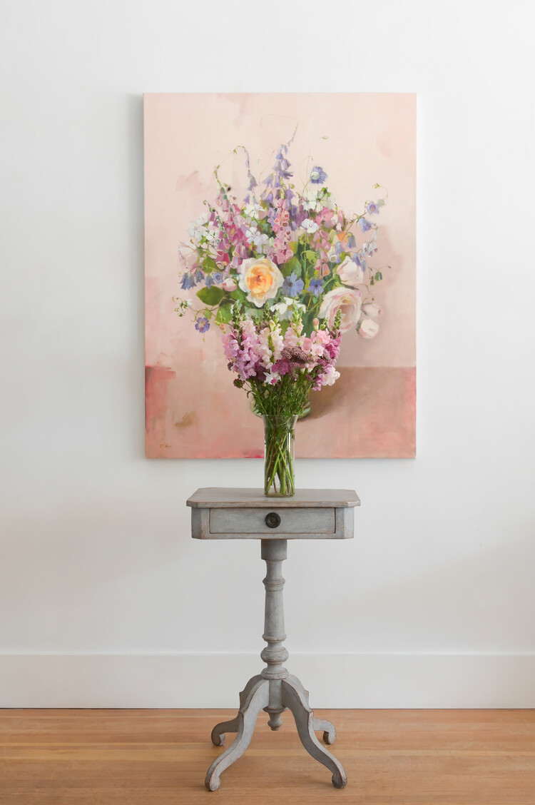 Shirley Claire Williams 'Ooh, I’m Blushing!' painting