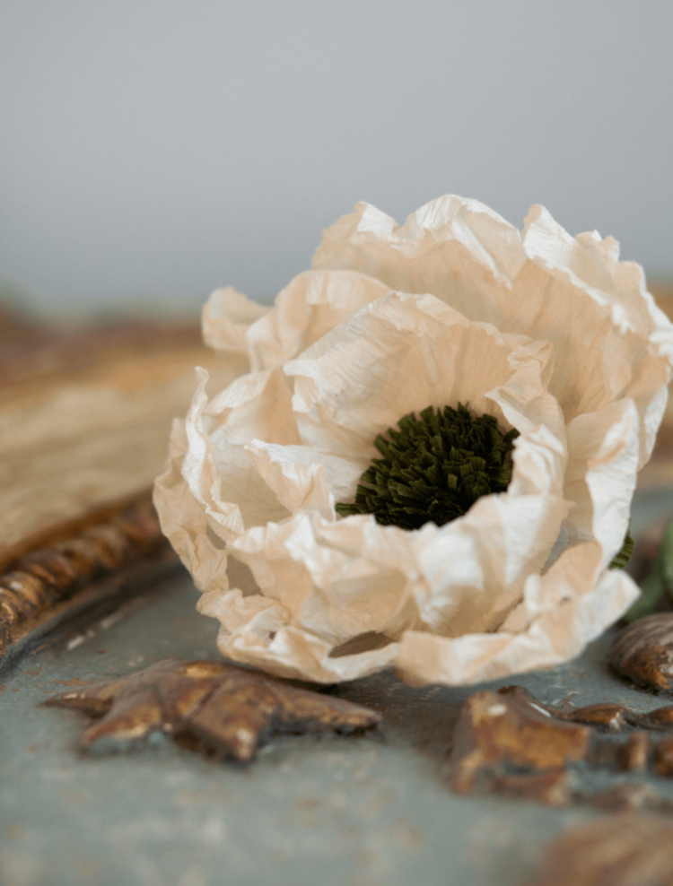 Handmade Antique-Inspired Paper Flowers