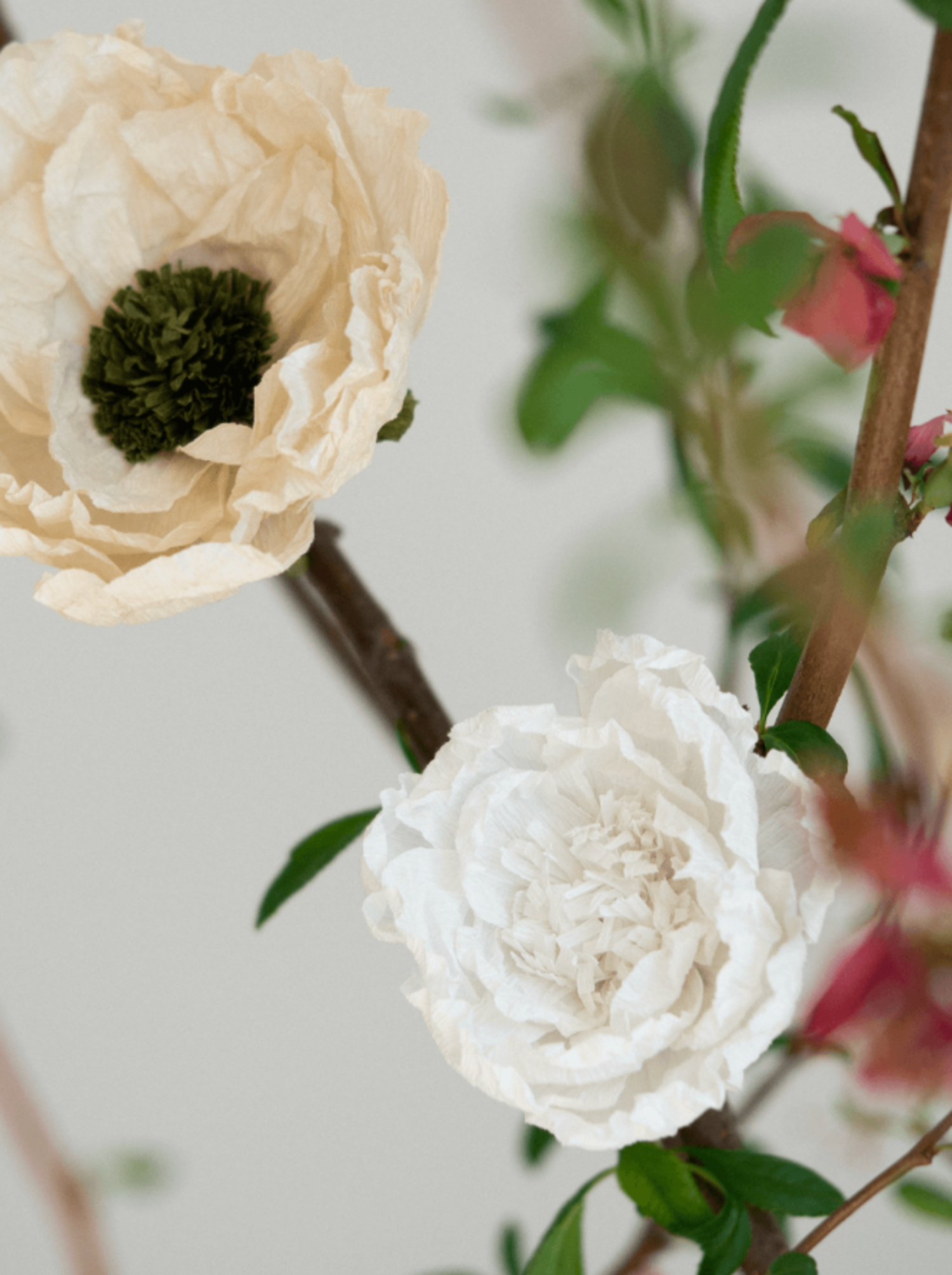 Handmade Antique-Inspired Crepe Paper Flowers - Gild & Co.