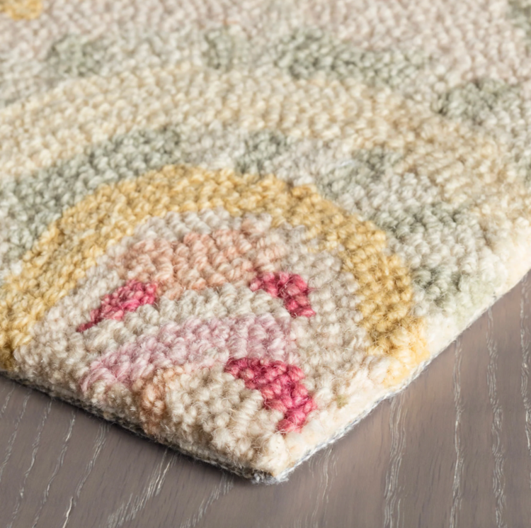 Ines Hand Micro Hooked Wool Rug
