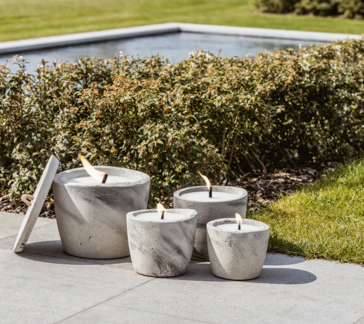 Outdoor Neutral Candle XL with Lid