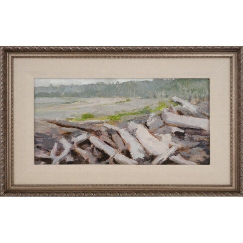 Maria Josenhans Bamfield Log Jumble painting oil