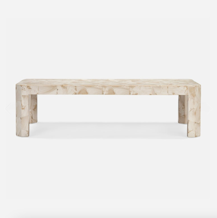 Bergen Coffee Table in Fossilized Stone