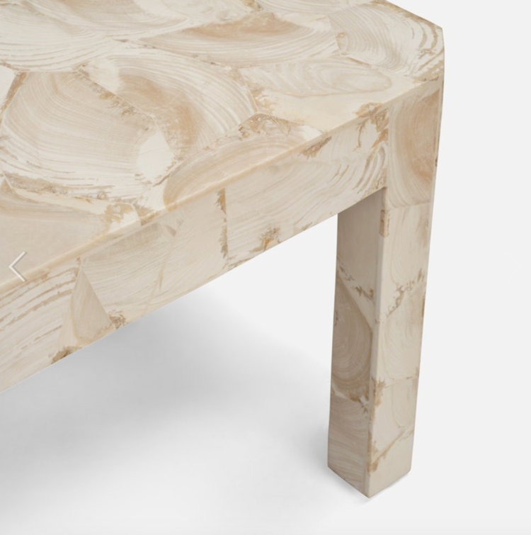 Bergen Coffee Table in Fossilized Stone