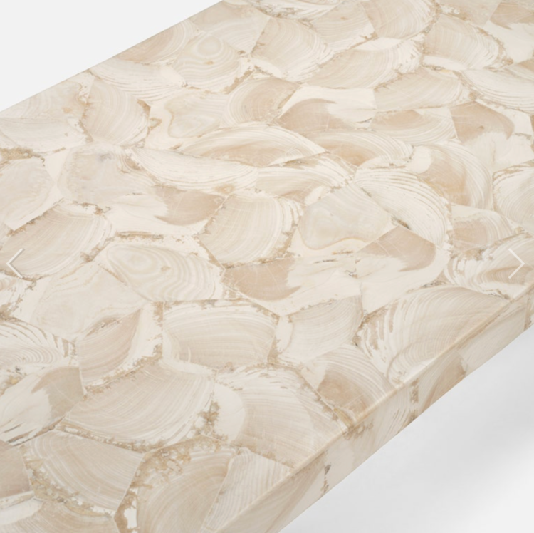 Bergen Coffee Table in Fossilized Stone