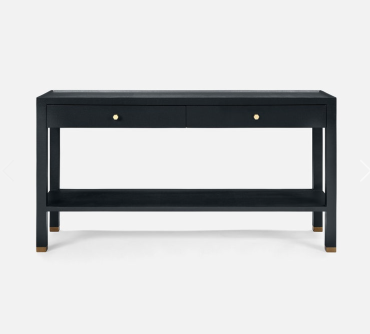 Jarin Console Table - Faux Belgian Linen
