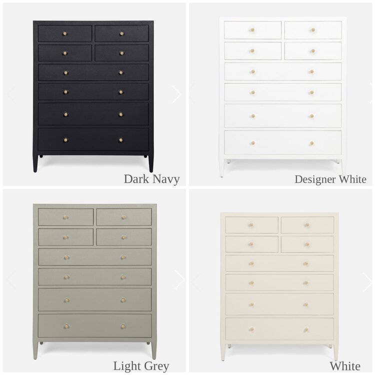 Jarin Dresser in faux Belgian Linen