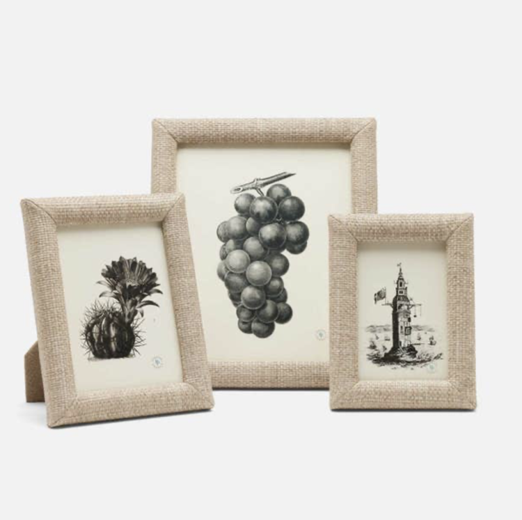 Pigeon & Poodle Belem Frame - raffia