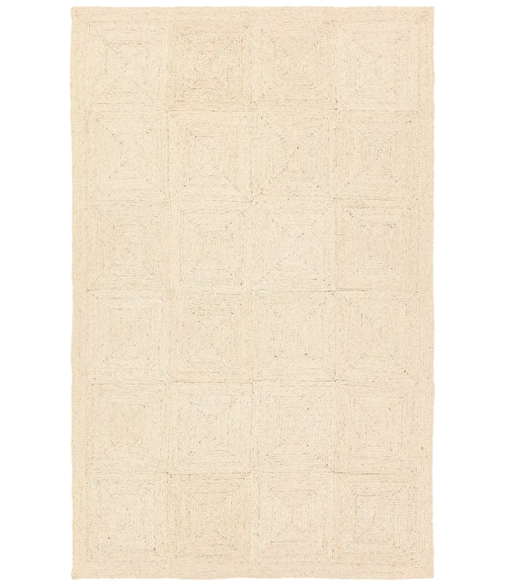 Briad Jute Rug in Birch or Semolina