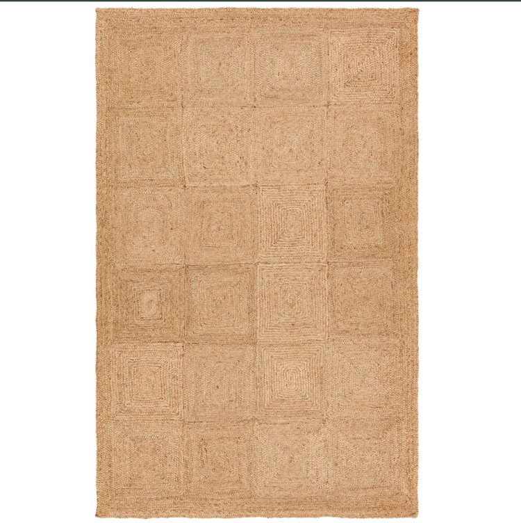 Briad Jute Rug in Birch or Semolina