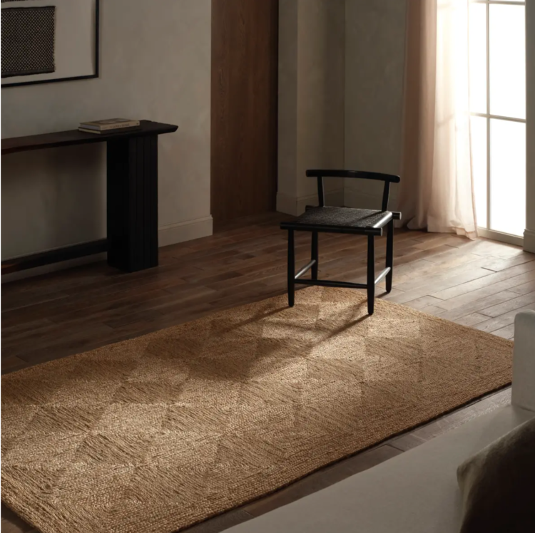Briad Jute Rug in Birch or Semolina