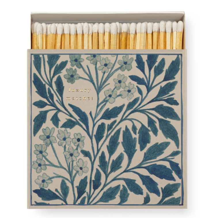 Blue Floral Long Matches