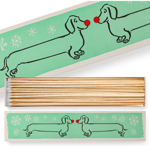 Archivist Holiday Dachshunds Long Matches