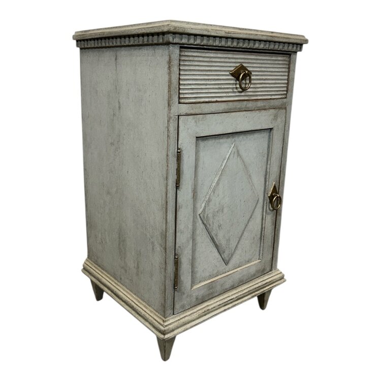 Antique Antique Swedish Bedside Table Nightstand