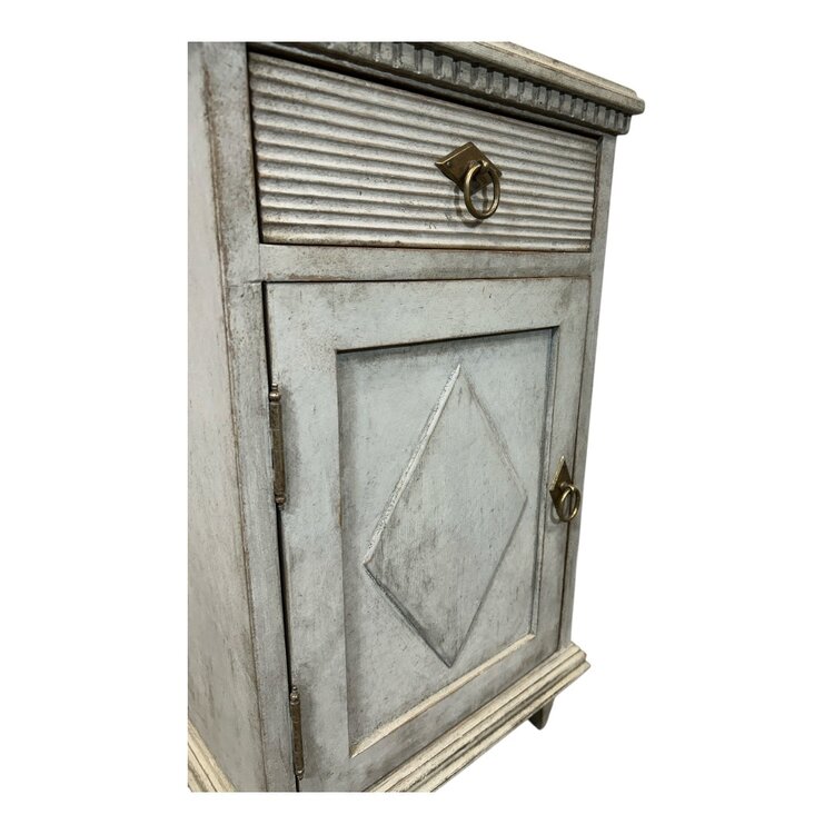 Antique Antique Swedish Bedside Table Nightstand