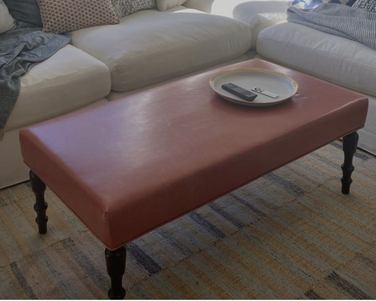 Timeless Leather Ottoman