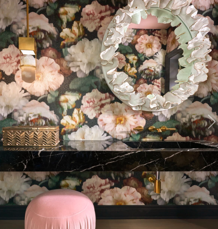 Coco Mirror 47" x 36" faux coral
