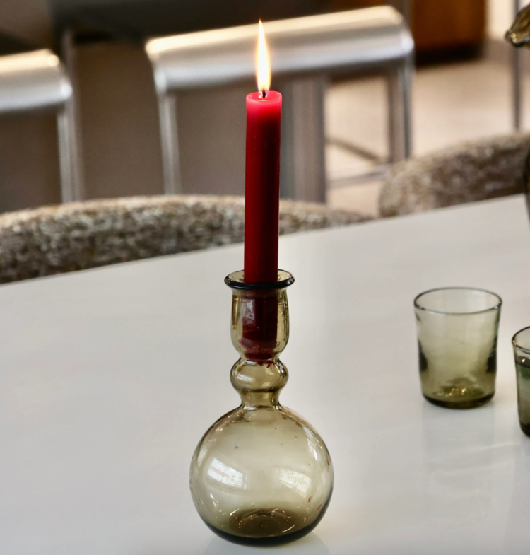 Laveno Montebello Fumé Candle Holder or Vase