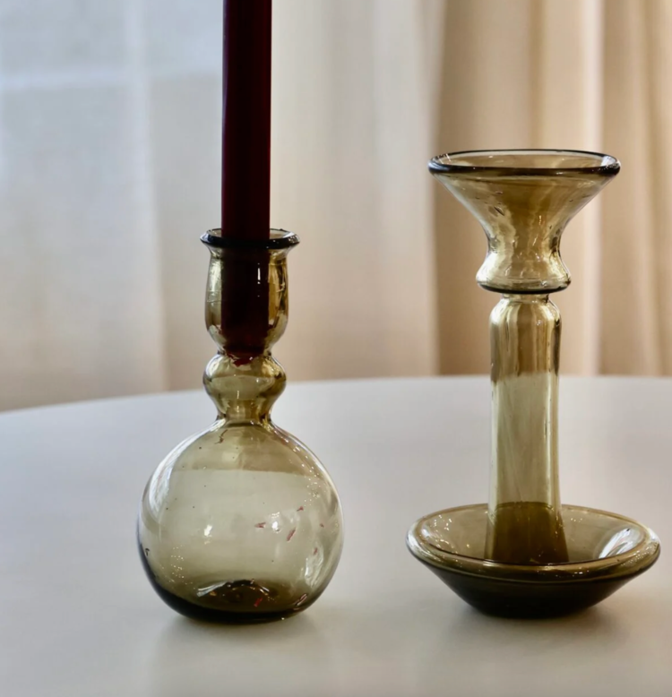 La Soufflerie Laveno Montebello Fumé Candle Holder or Vase