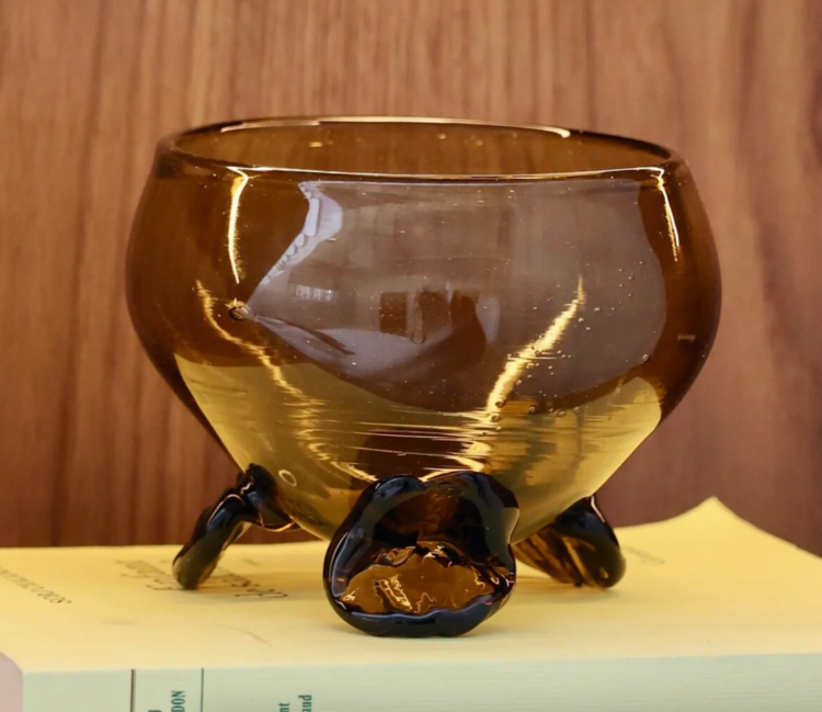 La Soufflerie Bol Avec 3 Pieds Fumé Bowl