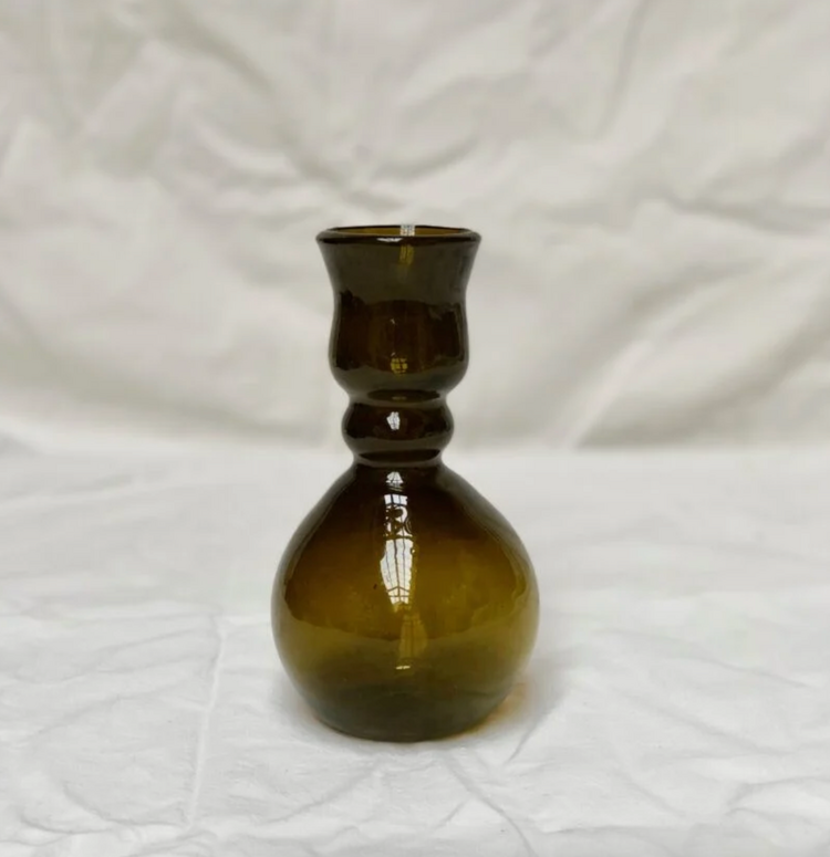 La Soufflerie Laveno Montebello Dark Brown Candle Holder or Vase