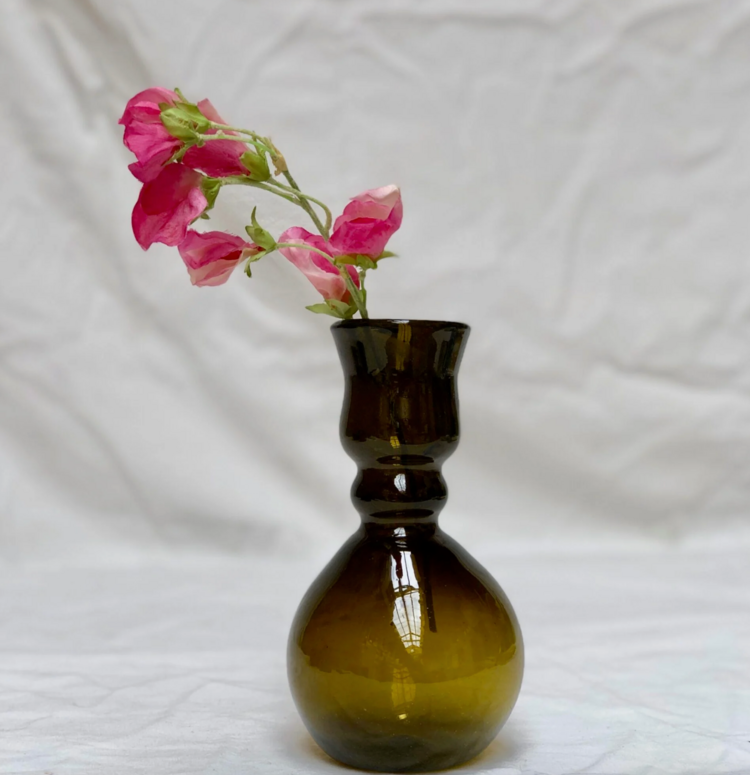 Laveno Montebello Dark Brown Candle Holder or Vase