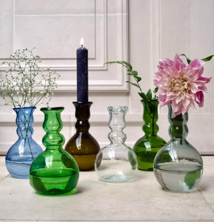 Laveno Montebello Dark Brown Candle Holder or Vase