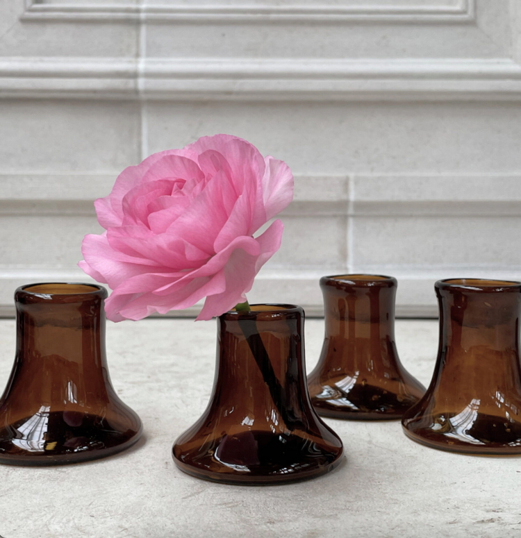 Porte Bougie Dark Brown Candle Holder