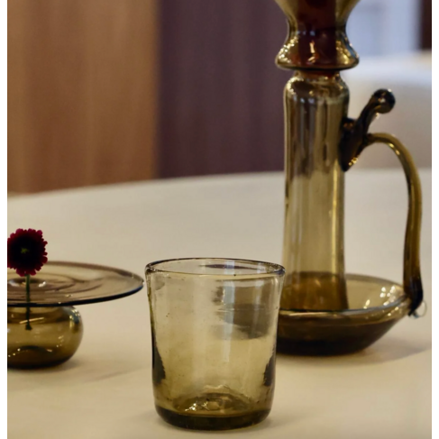 La Soufflerie Lyonnais Quinquet Fumé glass