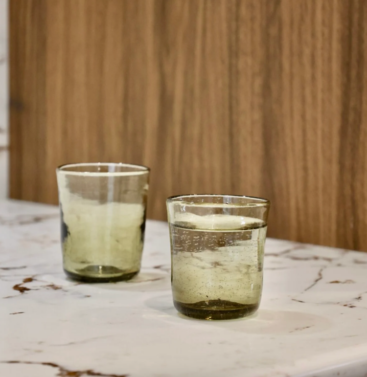 La Soufflerie Lyonnais Quinquet Fumé Drinking Glass or Votive Holder