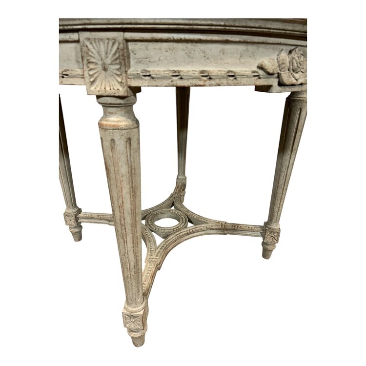 Antique Gustavian Round Coffee or Side Table