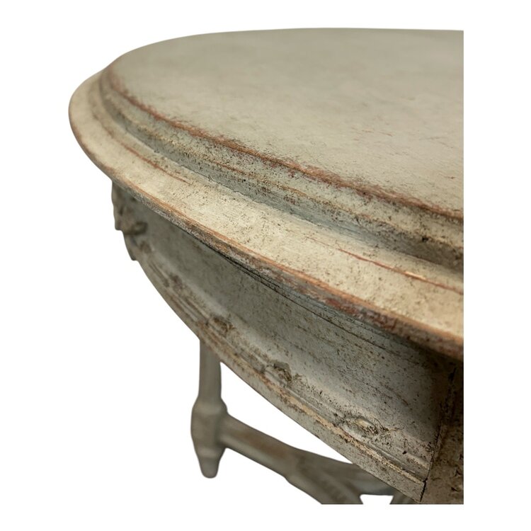 Antique Gustavian Round Coffee or Side Table