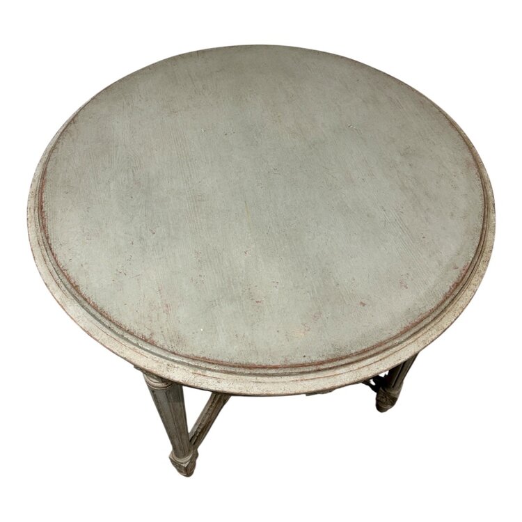Antique Gustavian Round Coffee or Side Table