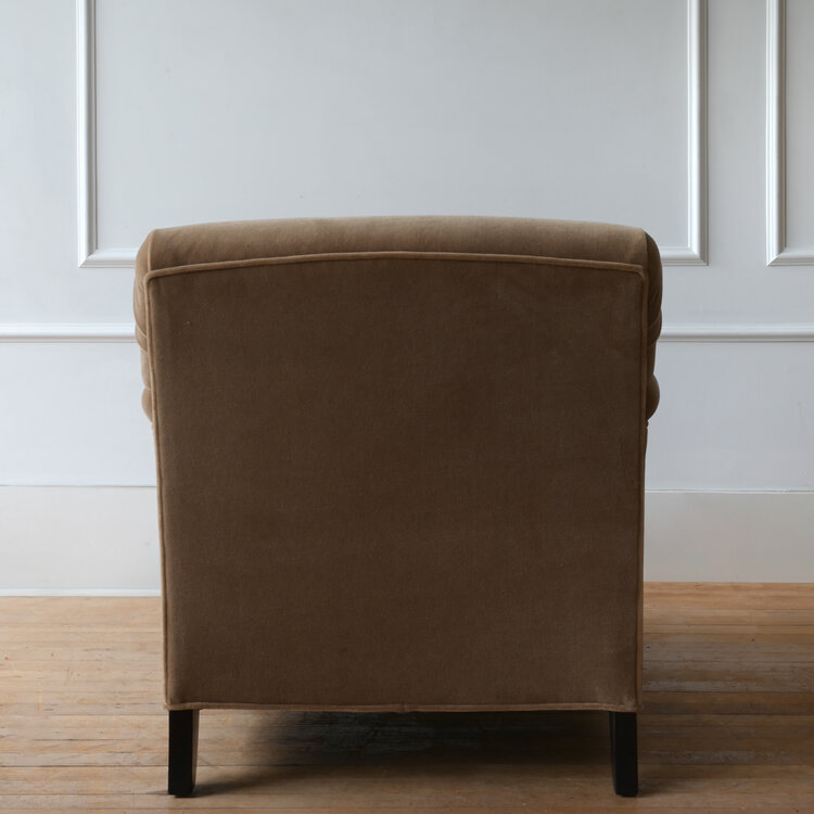 Gild & Co. Cotswolds Chair in Caramel Mohair