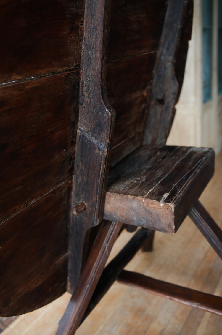 Antique Farmhouse Cricket Table