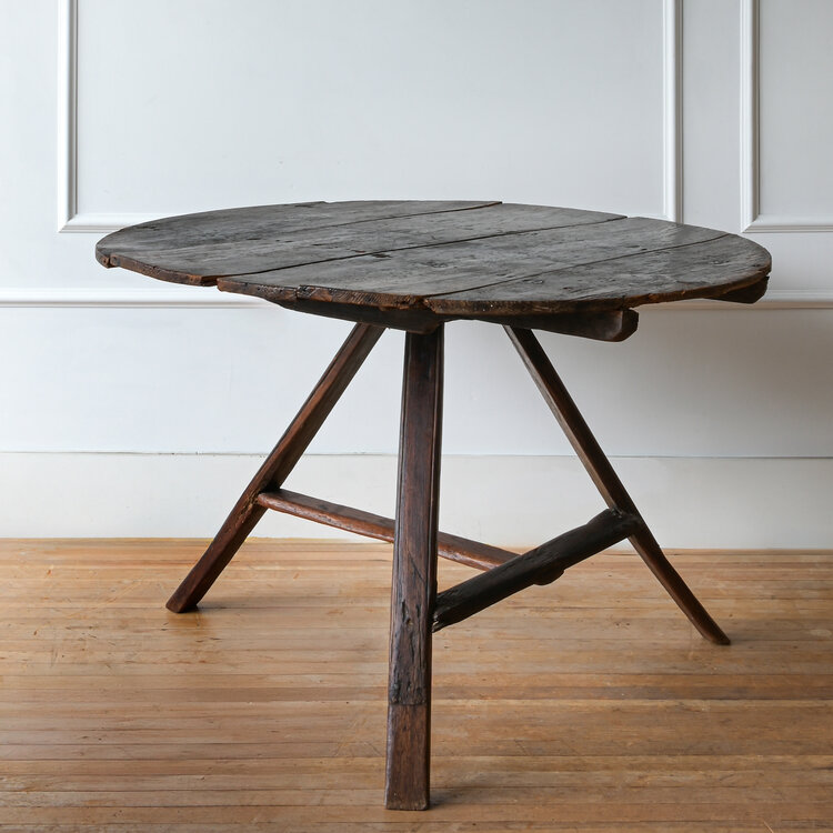 Antique Antique Farmhouse Cricket Table