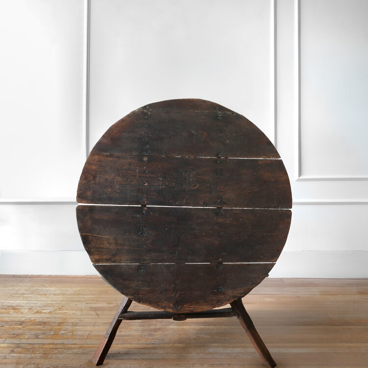 Antique Antique Farmhouse Cricket Table