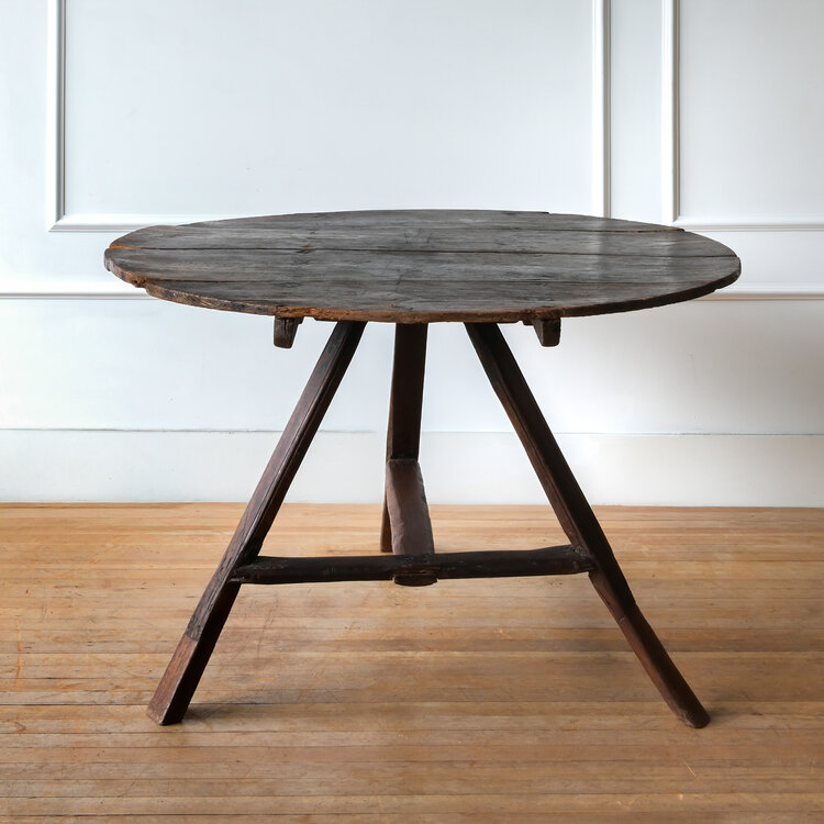 Antique Farmhouse Cricket Table
