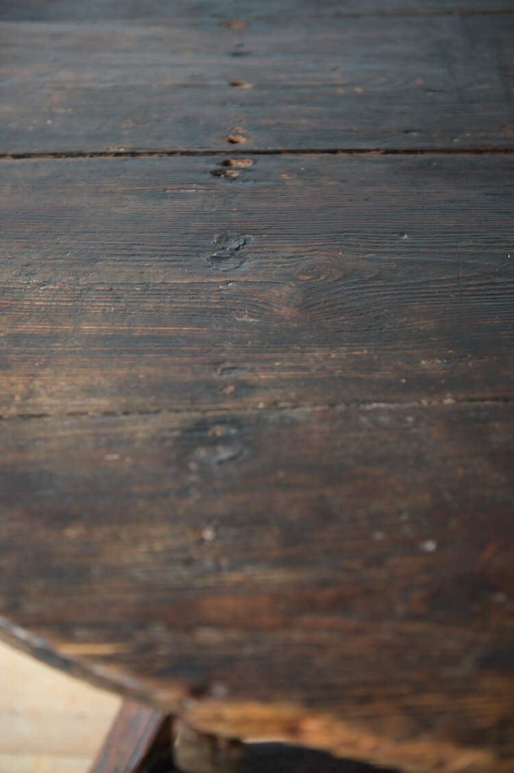 Antique Antique Farmhouse Cricket Table