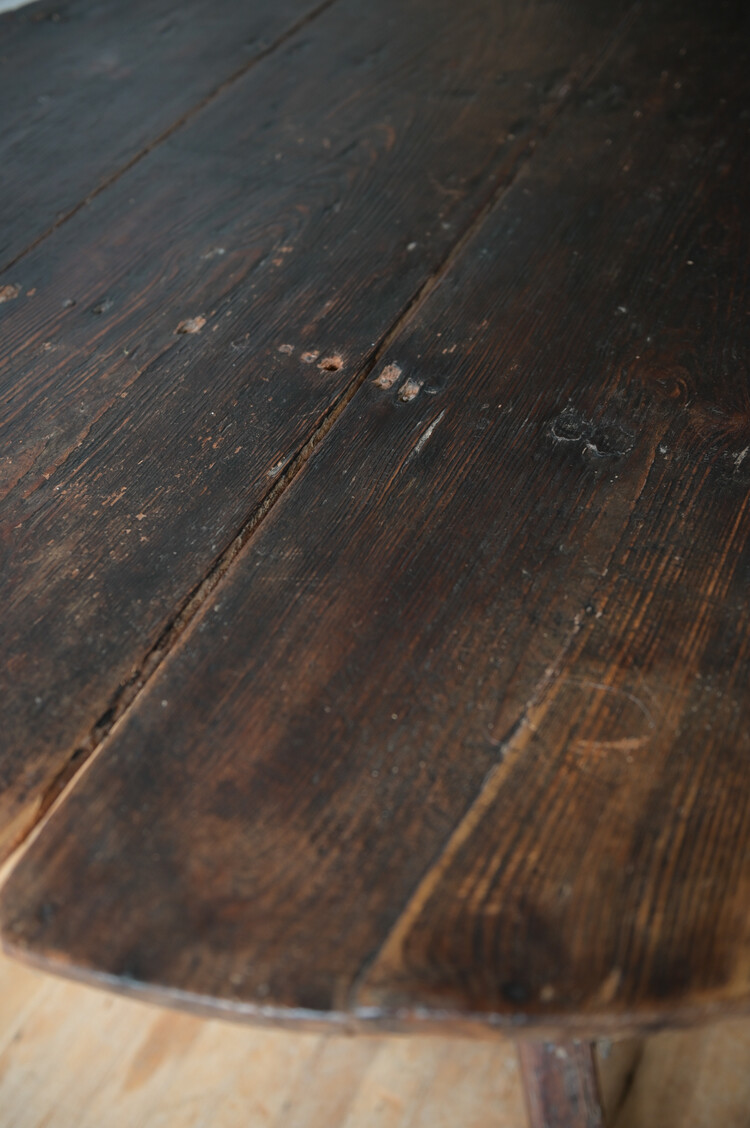 Antique Antique Farmhouse Cricket Table