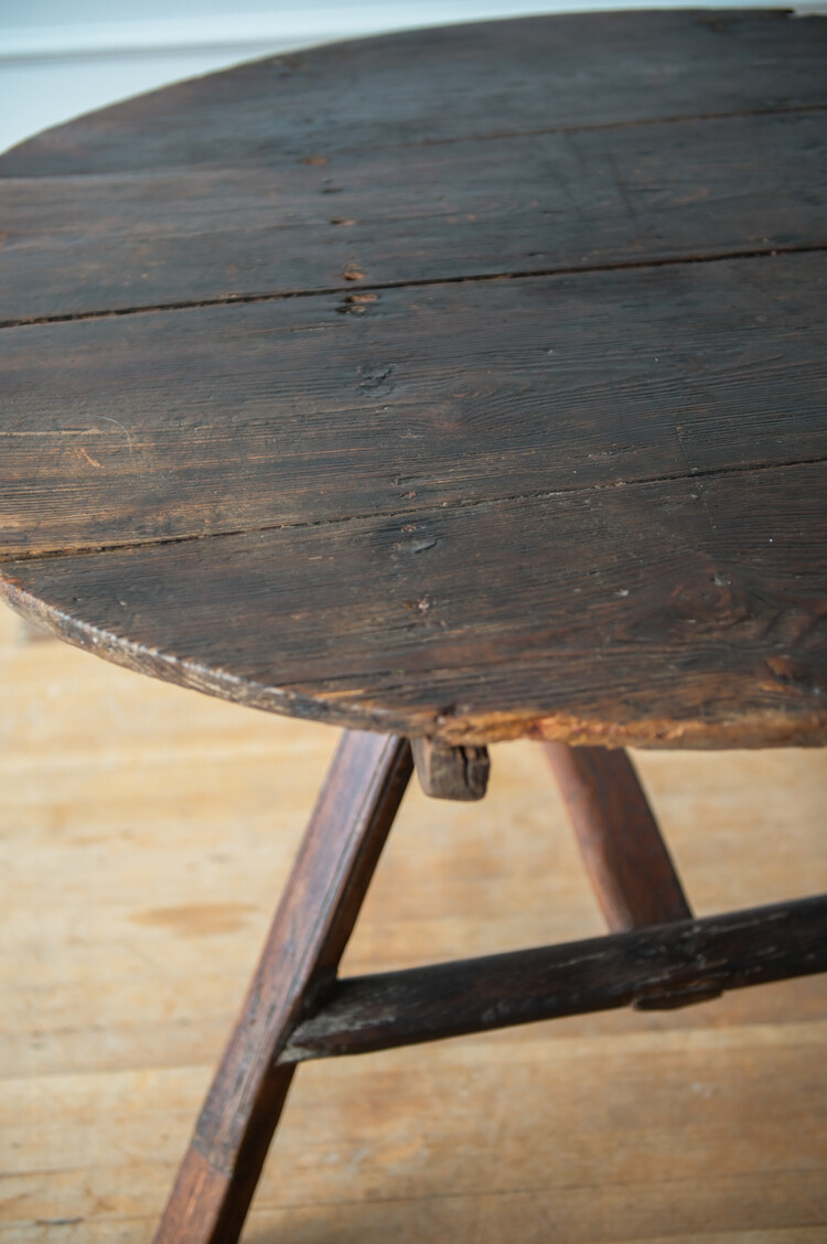 Antique Farmhouse Cricket Table