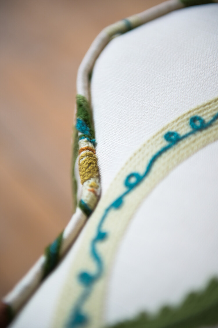 Gild & Co. Ella Stool in Kitchen Garden English Quince